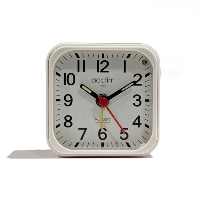 Alarm Clock Acctim Maldon White - 14992