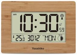 Radio Control Wall Clock Or Desk Clock Large Lcd Uk & Ireland Version