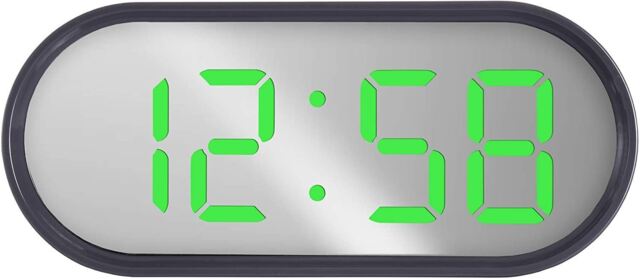 Acctim Mirror Usb Powered Adjustable Brightness Crescendo Smart Alarm