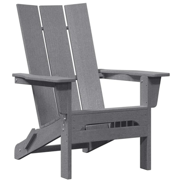 Folding Adirondack Chair Hdpe Garden Seating Terrace Outdoor