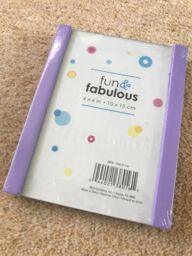 Purple 10x15 Cm Photo Frame