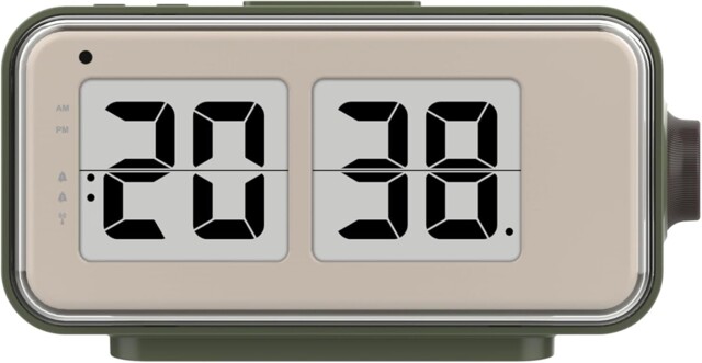 Technoline Wt270 Retro Alarm Clock Dcf77 Radio Controlled Flip Design