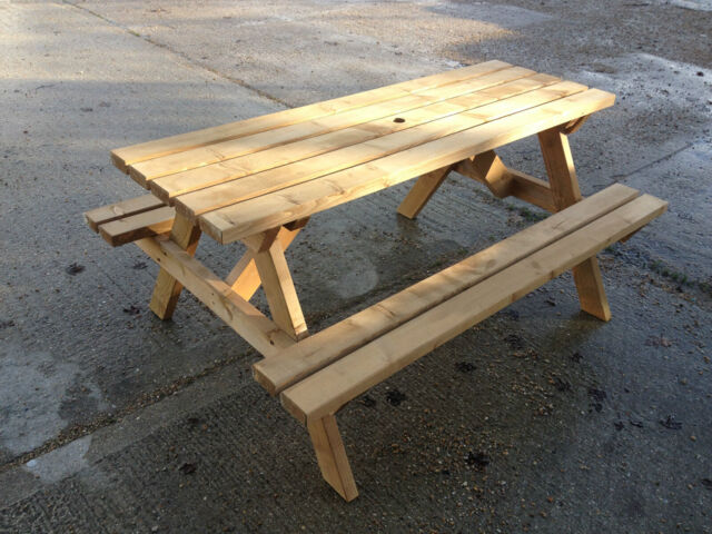 6 Seater Picnic Table, Commercial Grade Amazing Value £149 With Free