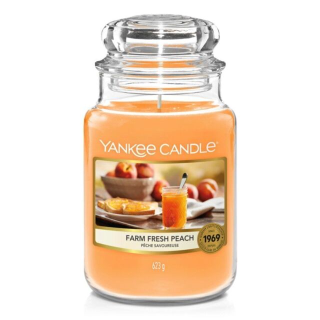 Yankee Candle Large Jar - Farm Fresh Peach (1631381e)