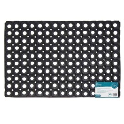 Rondo Outdoor Boot Scraper Rubber Door Mat Patio Doorway Non Slip Mat