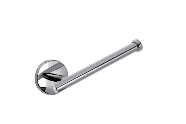 Croydex Toilet Roll Holder Wall Mounted Bathroom Accessories, Chrome-