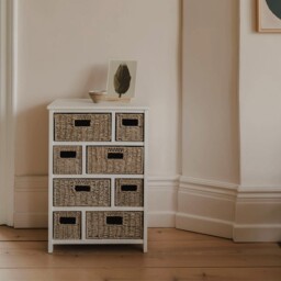 Tetbury Large Chest Of Drawers, Bathroom Hallway White Storage Unit,