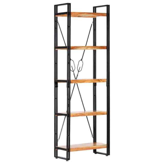 5-tier Bookcase 60x30x180 Cm Solid Acacia Wood Vidaxl
