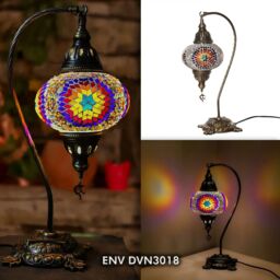 8 Style Turkish Moroccan Colorful Glass Mosaic Handmade Swan Neck