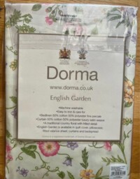 Dorma English Garden Unlined Curtains & Tiebacks 168 X 184cm Country