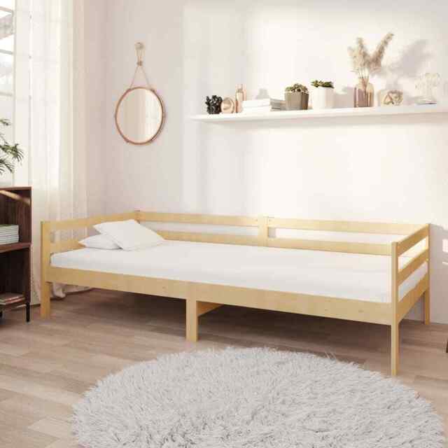 Day Bed Solid Pinewood 90x200 Cm Vidaxl
