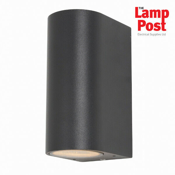 Forum Antar Up/down Outdoor Garden Wall Light - Stainless Steel Or