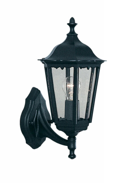 Outdoor Light Black Alex Wall Up Searchlight 82530bk