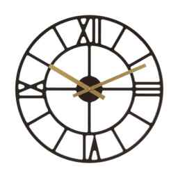 Hermle 30916-032100 50cm Round Walnut Wall Clock