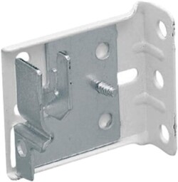 White Metal End Brackets For Integra Contract / Regular Track