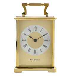 Widdop Gold Tone Quartz Carriage Clock W2406