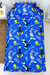 Looney Tunes Gang Single Duvet Cover Reversible 2in1 Bedding Set