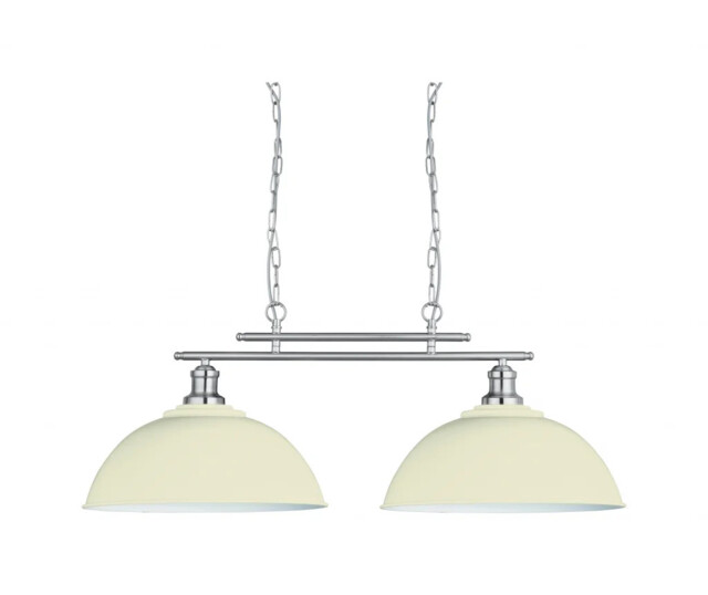 Ceiling Light Cream Fusion 2 Bar Searchlight 0932-2cr
