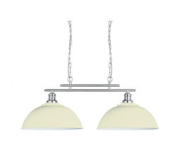 Ceiling Light Cream Fusion 2 Bar Searchlight 0932-2cr