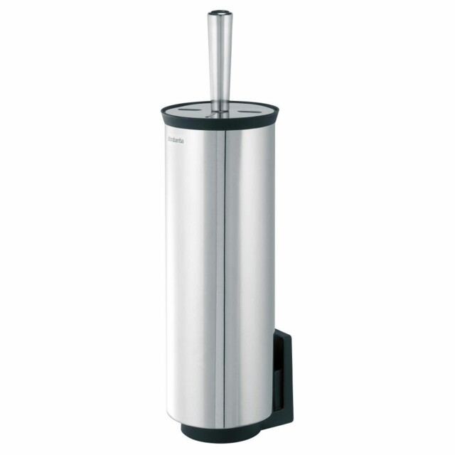 Brabantia Toilet Brush And Holder De Luxe, Brilliant Steel, 427169