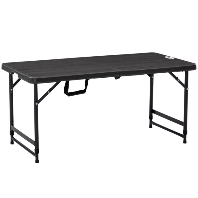 Foldable Outdoor Dining Table For 4 Height Adjustable Garden Table