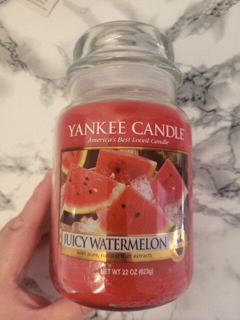 Yankee Candle Juicy Watermelon Large Candle Rare