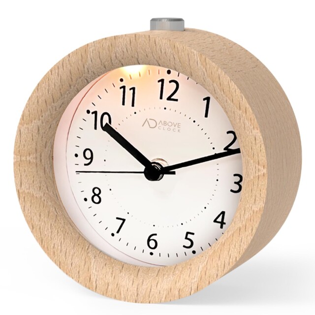 Aboveclock Alarm Clock Bedside No Ticking Bedside Clock With Snooze