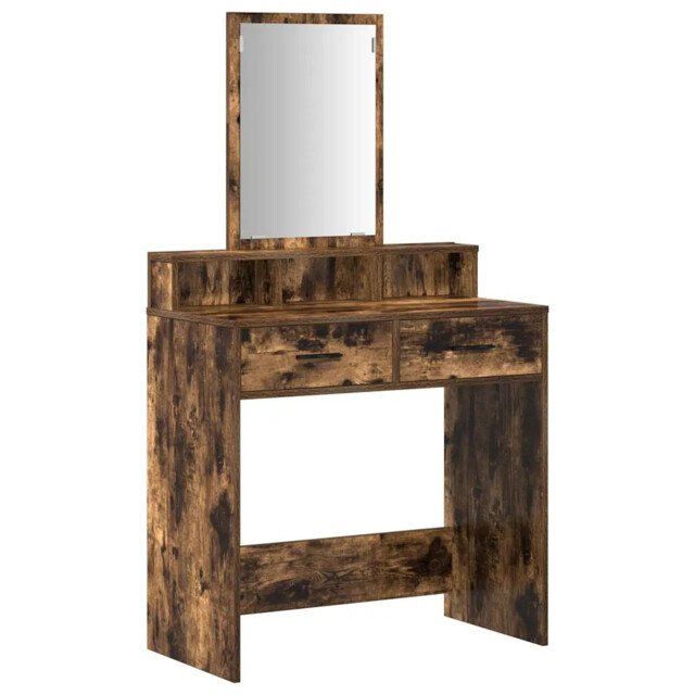 Dressing Table With Drawer With Shelf Engineered Wood Home Vanity Desk