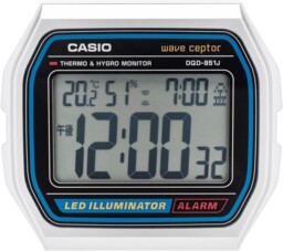 Casio Wave Ceptor A158wa Electric Wave Alarm Clock Dqd-851j-8jf