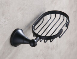 Black Oil Rubbed Brass Wall Mounted Bathroom Soap Dish Holder Basket