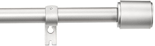 Curtain Rod With Cap Finials - Extendable 182 To 365cm Extra Long