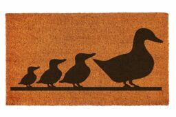 Groundsman Coir Doormat Flock Of Ducks Door Mat 40cm X 70cm Gmdm470