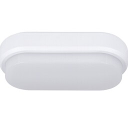 Müller Light Led Damp Room Wall & Ceiling Lamp Ipsum Oval In White