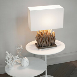 Modern Table Lamp In Classic Wood Dl0136