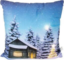Christmas Workshop 3 Led Winter Wonderland Cushion - 85200