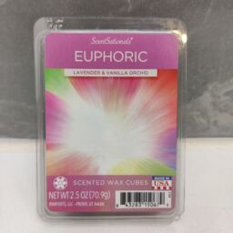 1 X Scentsationals Euphoric Scented Wax Melt Cubes 70.9g Brand