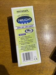Micromark Add-on Led Light Twilight 40mm Blue Fitting In Steel 10m