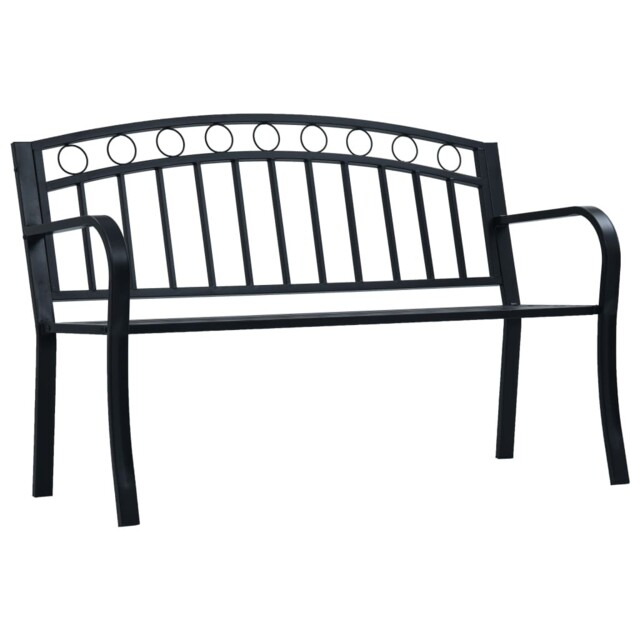Garden Bench Outdoor Bench Seat Patio Park Balcony Bench Chair Steel
