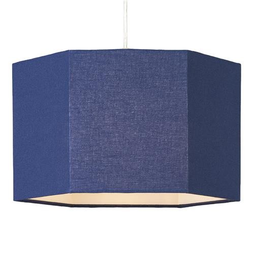 Litecraft Glow Hexagon Table Lamp & 29 Cm Easy Fit Lampshade - 4