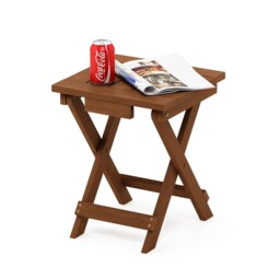 Furinno Tioman Patio Table, Adirondack Folding Outdoor Side Small,