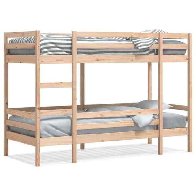 Bunk Bed 90x190 Cm Solid Wood Pine Vidaxl