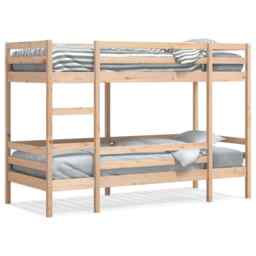 Bunk Bed 90x190 Cm Solid Wood Pine Vidaxl