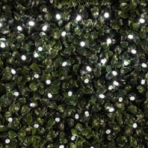 200 Bright White Solar Powered Led String Lights Outdoor Trees Fence