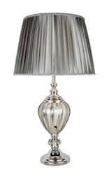 Table Light Silver Greyson Pewter Glass Searchlight 3721cl