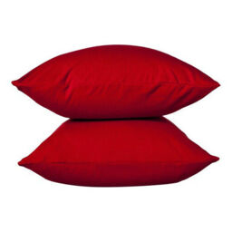 Luxury Egyptian Cotton T200 Red Colour Pair Of Pillow Cases