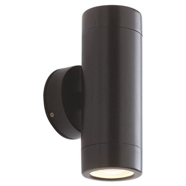 Saxby St5008bk Odyssey Up / Down Wall Light Ip44 (black)