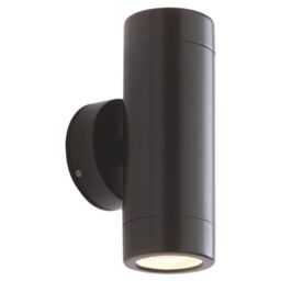 Saxby St5008bk Odyssey Up / Down Wall Light Ip44 (black)