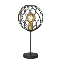 Searchlight 4508bk Finesse 1 Light Table Lamp