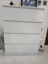 Lyra Bedroom Chest Of Drawers - White Gloss