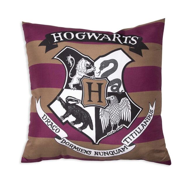 Harry Potter Muggles Square Cushion Pillow - Hogwarts Design